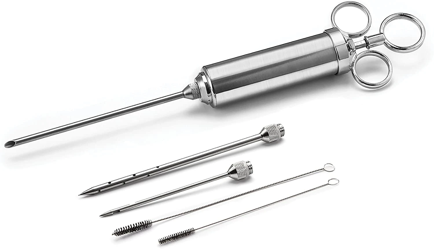 Outset 6-Piece Stainless Steel Meat Injector 3 Outset 6-Piece Stainless Steel Meat Injector