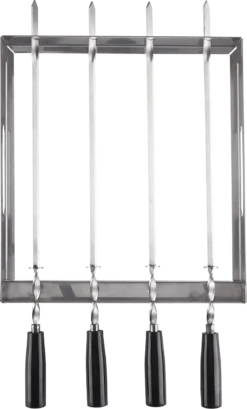 Napoleon PRO Stainless Steel Rotating Skewer Rack 70014