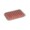 Lodge Silicone & Chainmail Scrubbing Pad, Red -PitMaster Shop ACM10R41