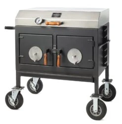 Flattop Adjustable Charcoal Grill -PitMaster Shop Flat Top Charcoal 3