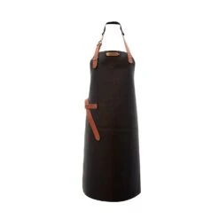 Xapron Kansas Leather Apron -PitMaster Shop Kansas Black Full Apron