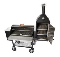 Maverick 1250 Pellet Grill W/ Upright Smoke Box -PitMaster Shop Pellet Grill W Upright 3 800x763 1
