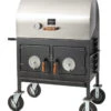 Adjustable Charcoal Grill 1 Adjustable Charcoal Grill -PitMaster Shop Roll Top Charcoal No Shelf
