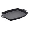 Bayou Classic Cast Iron Shallow Pan (Bacon Pan) -PitMaster Shop bayou classic grill griddles pans roasters 7471 64 1000