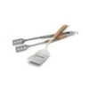 Outset Jackson Acacia Wood Grill Spatula & Locking Tongs Set 1 Outset Jackson Acacia Wood Grill Spatula & Locking Tongs Set -PitMaster Shop outset grilling sets qj40 64 1000