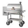 Stainless Steel Maverick 850 Wood Pellet Grill -PitMaster Shop pitts 850 stainless 1